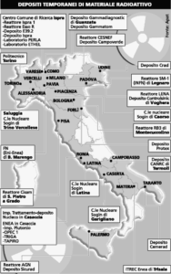 Mappa eredita nucleare italia